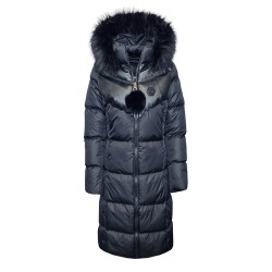Дълго дамско яке City Angels Jeans, Черно, 6834